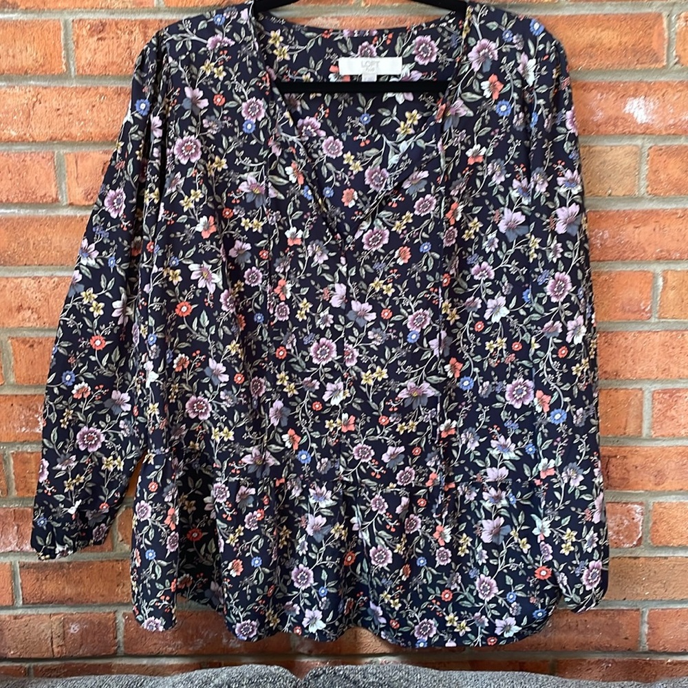 Loft Plus Long-Sleeve Blouse
